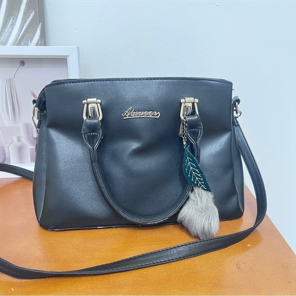 Black Medium Size Handbag